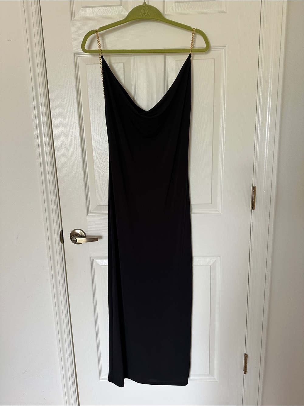 Classic Black Cowl Neck Slip Dress